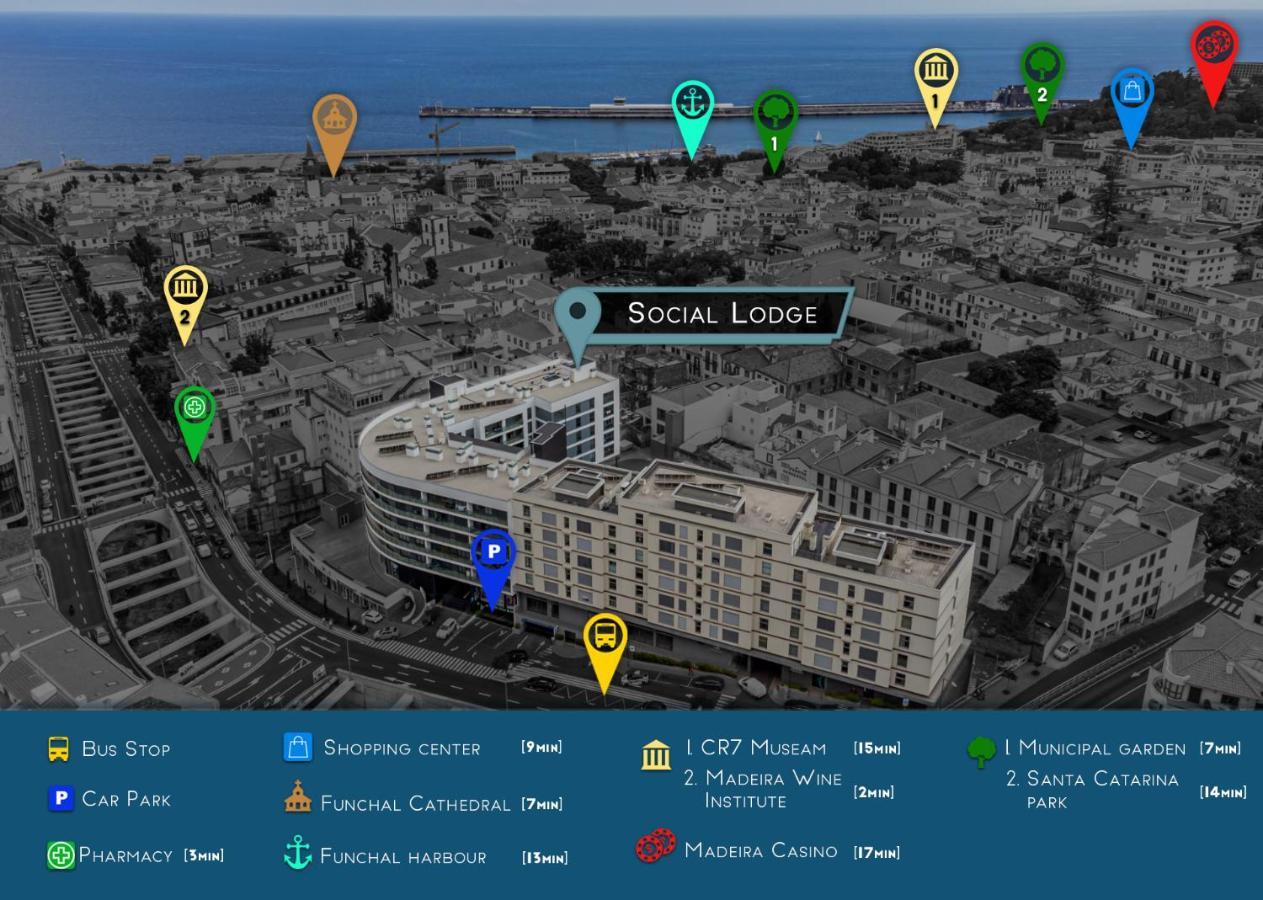 Social Lodge - Centro Do Funchal المظهر الخارجي الصورة